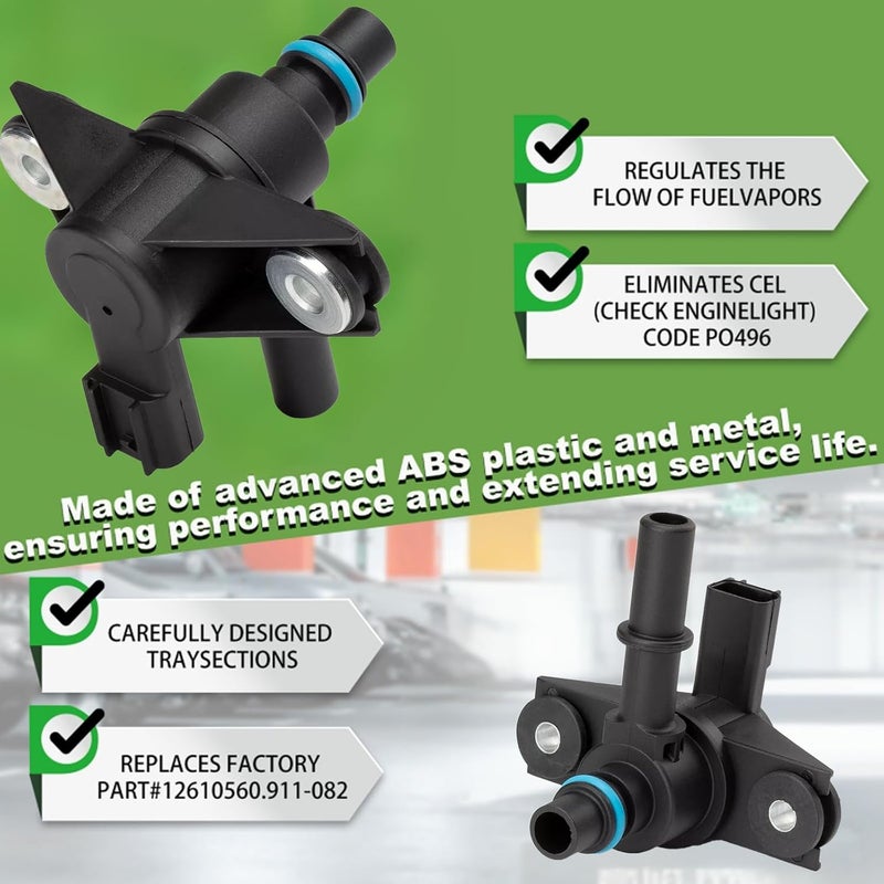 Mormonea 9U5Z-9C915-H 911-222 CX2626 Vapor Evap Emissions Vacuum Solenoid Valve | Direct Fit for Ford Escape Fusion Transit Connect 2.0L-6.2L Engines - Image 5